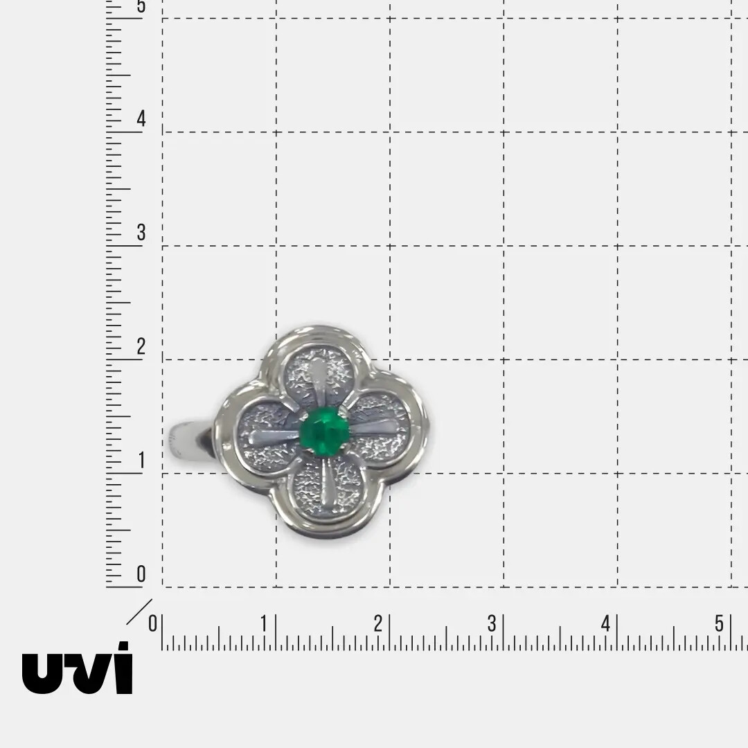 Серебряное кольцо с агатом "Не устраши бедой Господи"